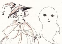 the little witch and the ghost